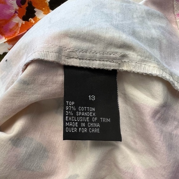 Bcx Floral Sheath Sundress Junior’s 13 - Picture 6 of 7